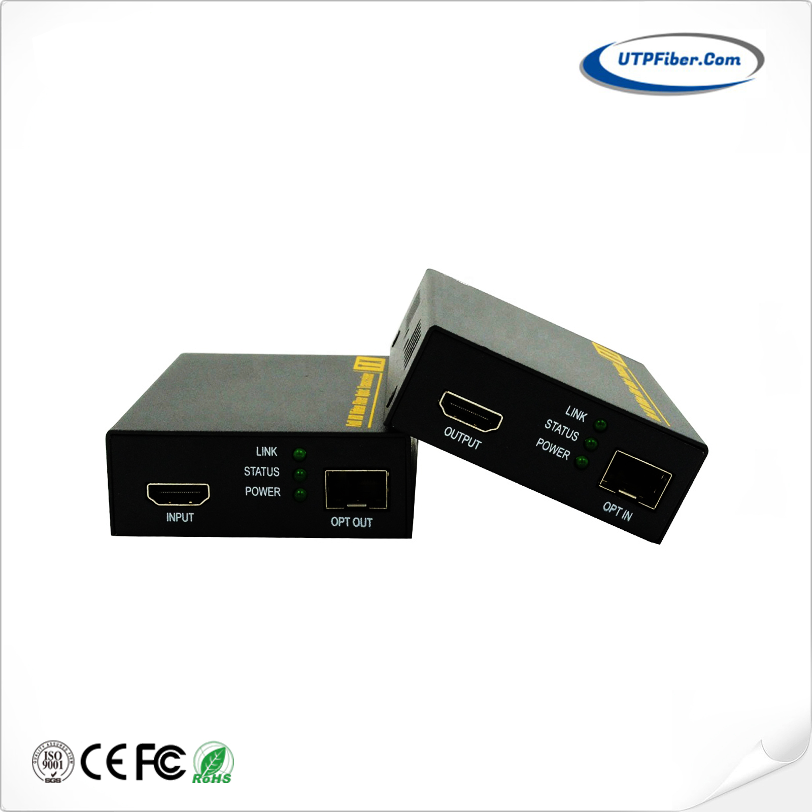 4K HDMI Fiber Optic Extender with RS-232 port