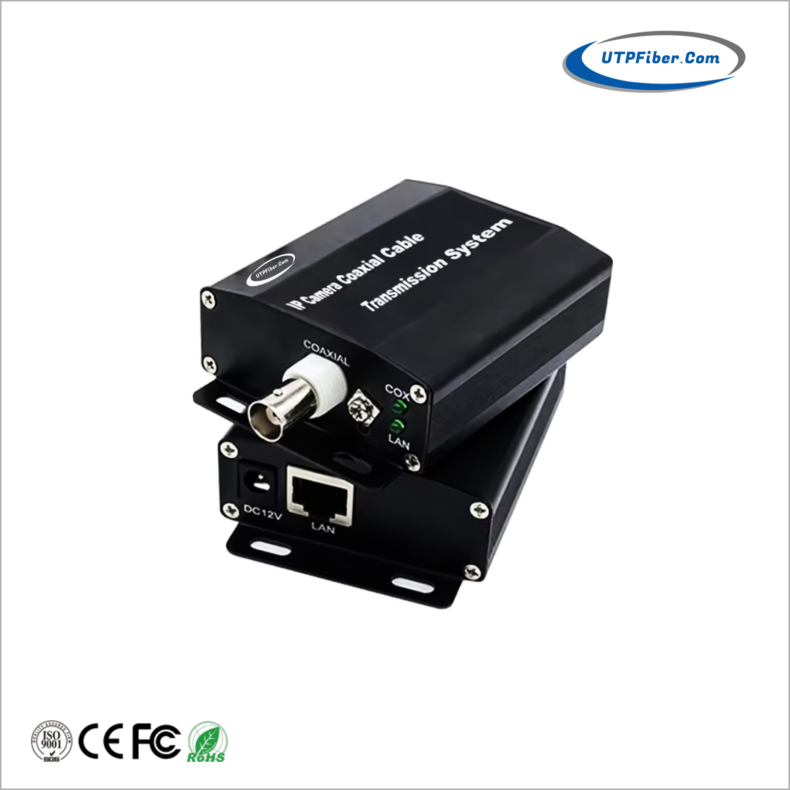 Ethernet Network over BNC Coaxial Cable Converter Adapter