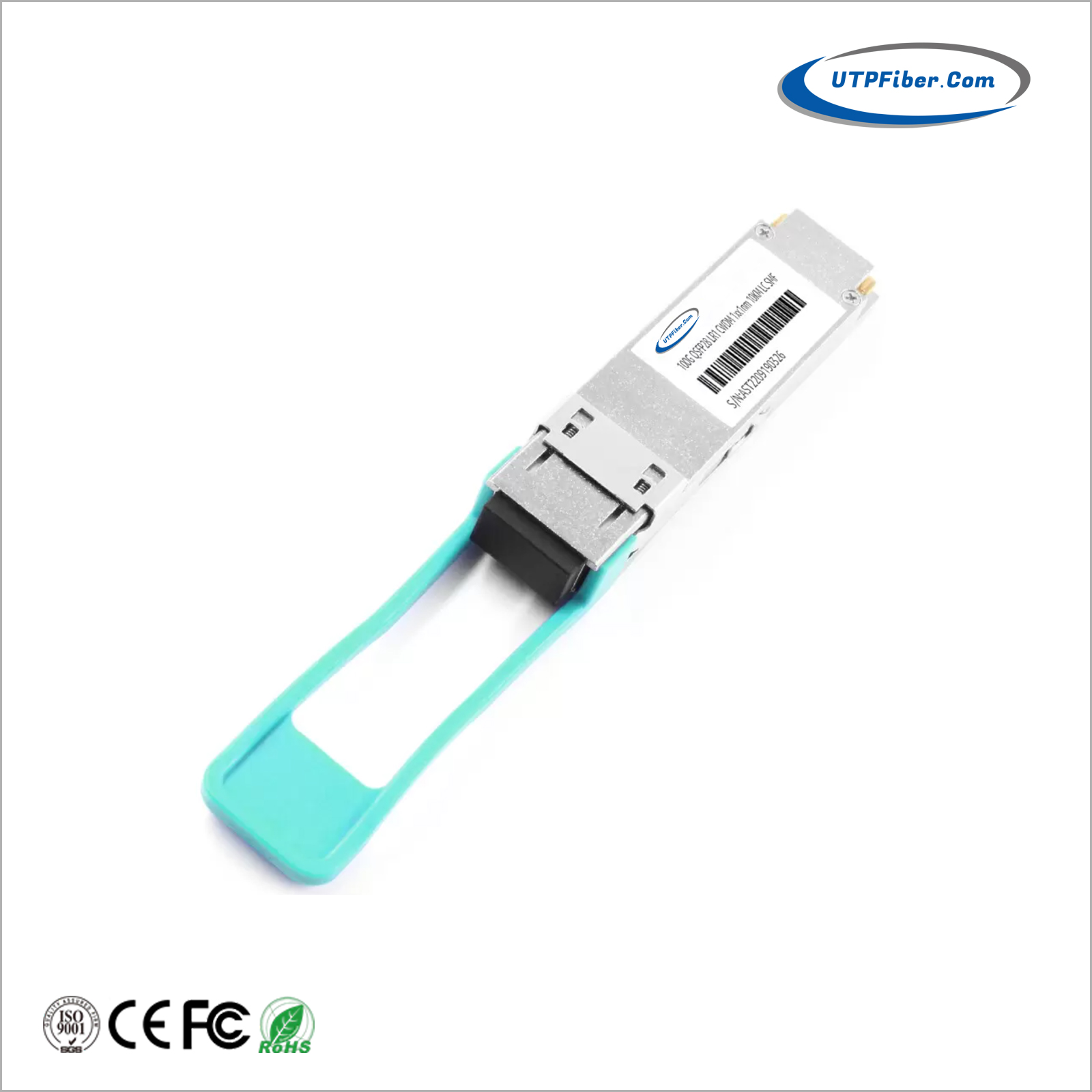 100G CWDM QSFP28 Single Lambda LR1 10km LC SMF with FEC DDM Optical Transceiver