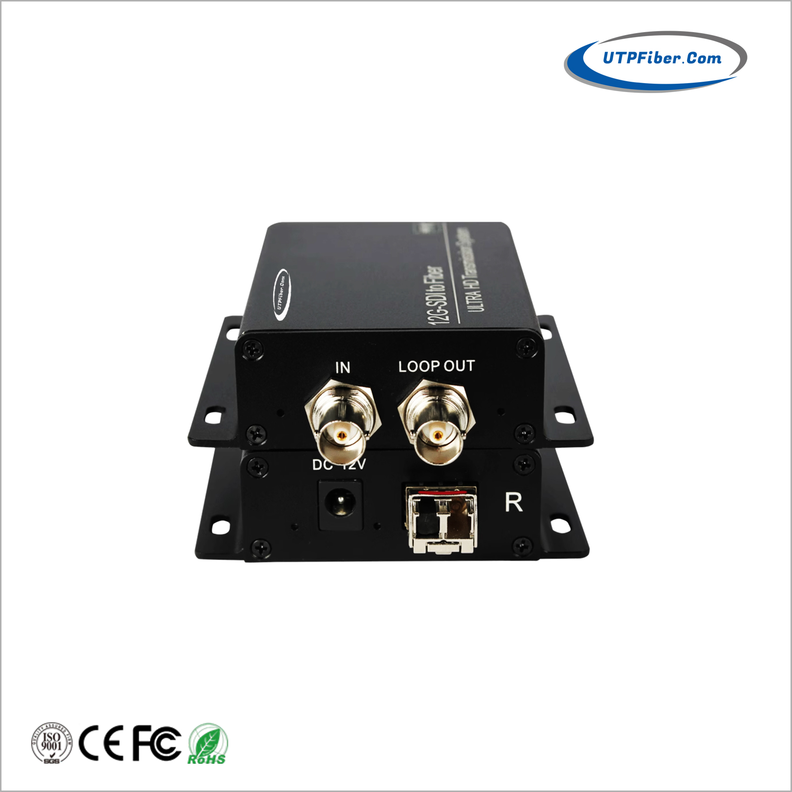 12G SDI Fiber Extender Mini Converter Optical Fiber 12G 4K SDI to Fiber Converter