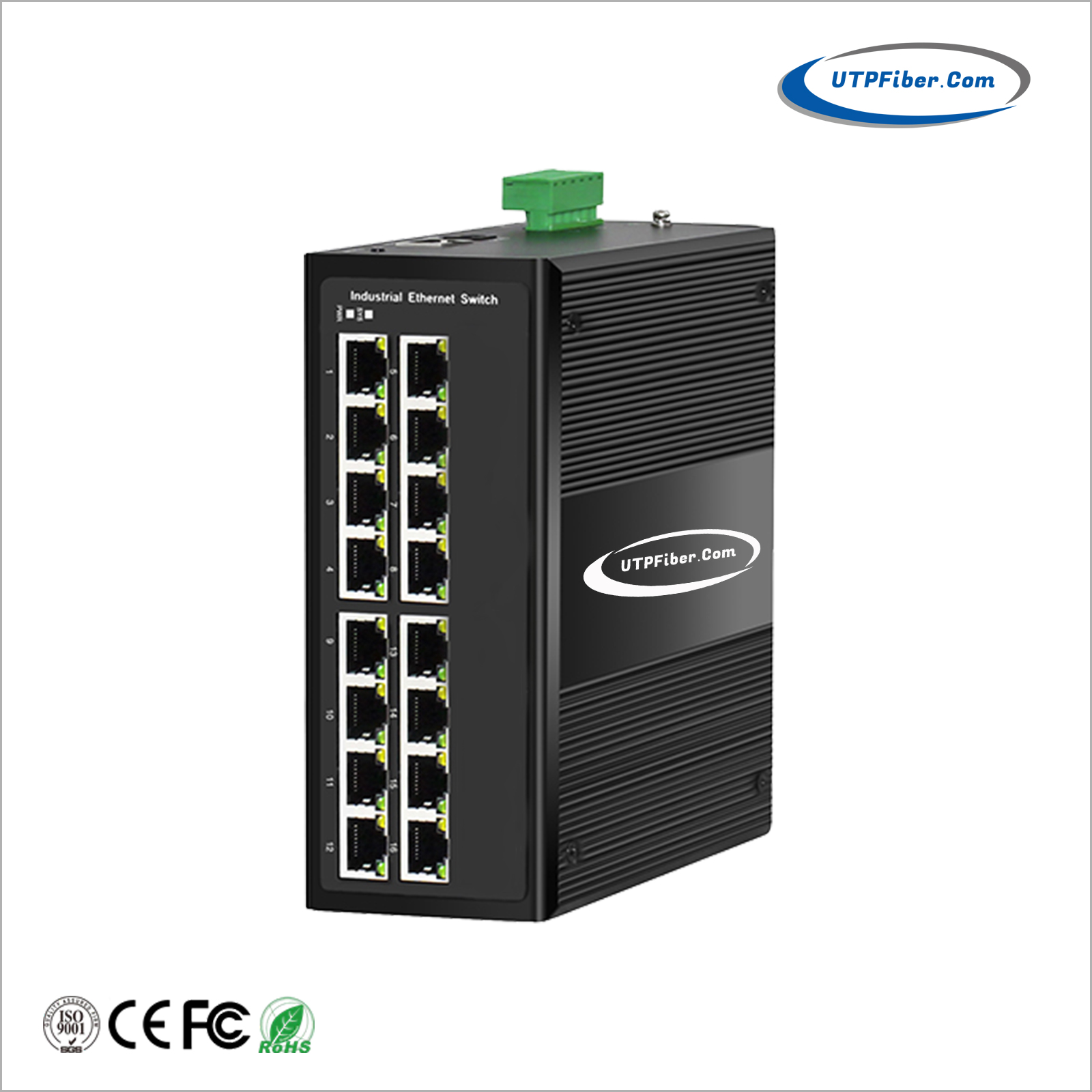 Industrial L2+ 16-Port 10/100/1000T Managed Ethernet Switch