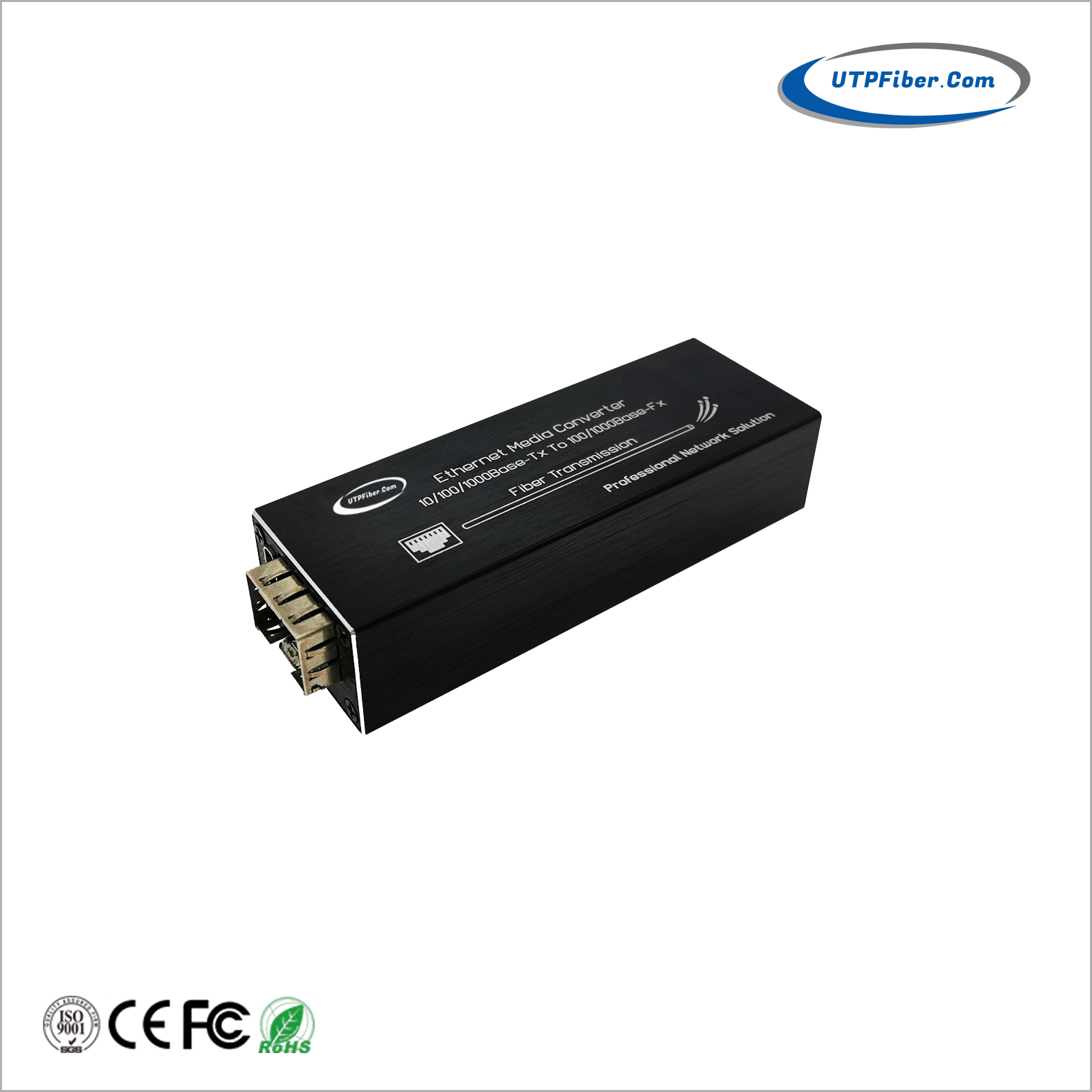 Micro Mini 10/100/1000T to 100/1000X SFP Media Converter