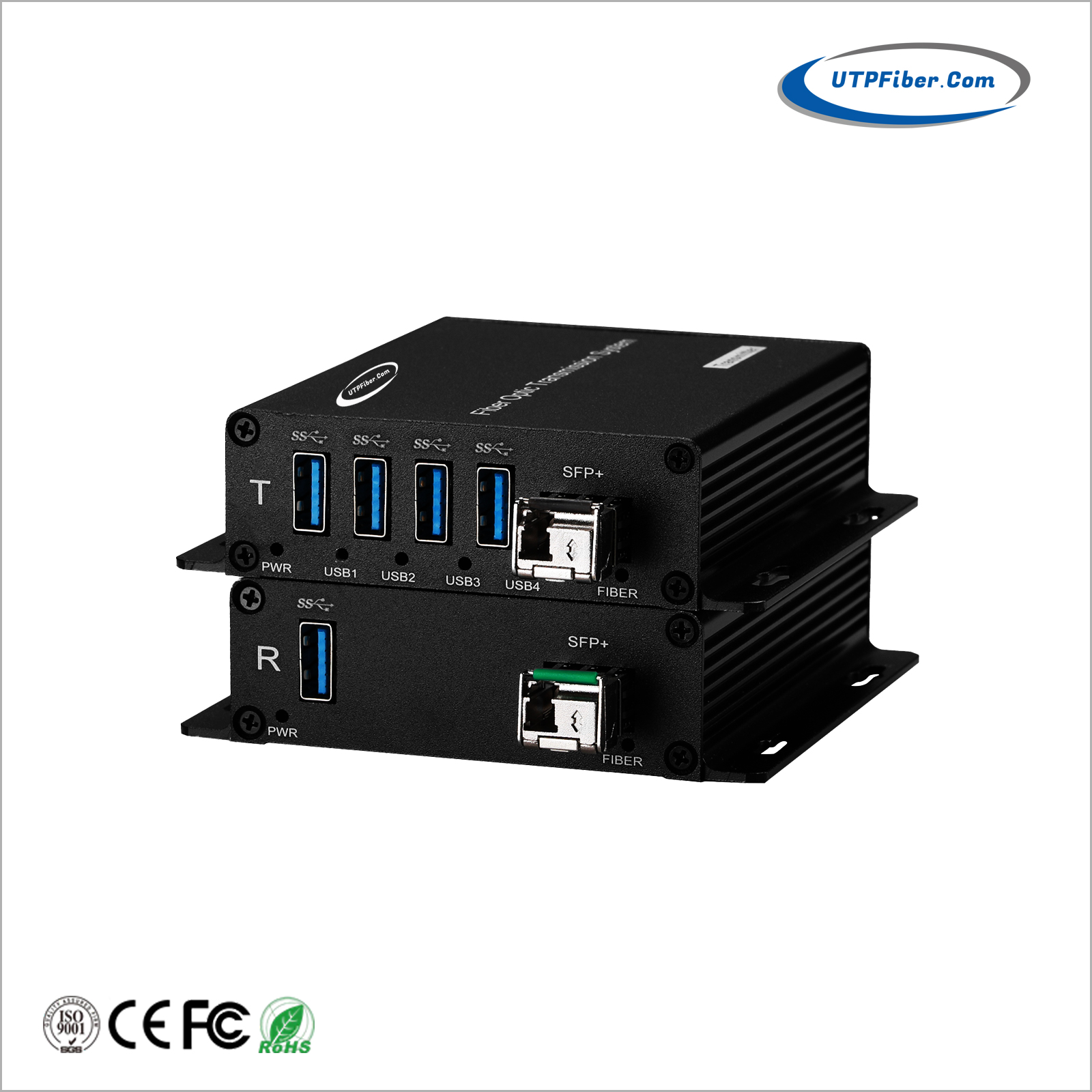 4-Port USB3.2 Fiber Optic Extender