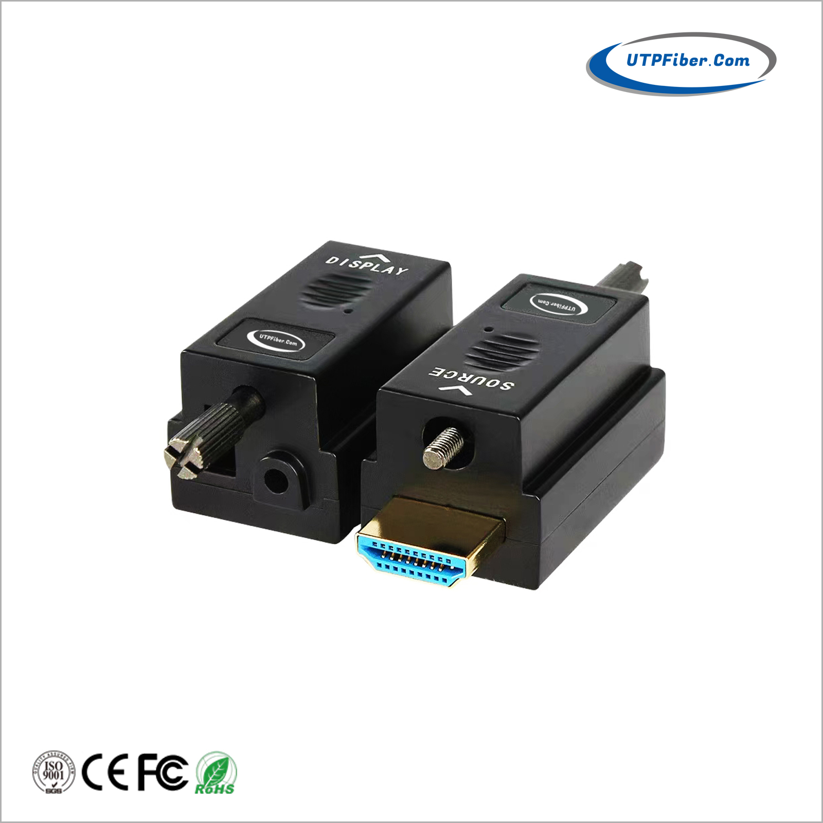 4K@60Hz Micro Mini HDMI2.0 Fiber Optic Extender