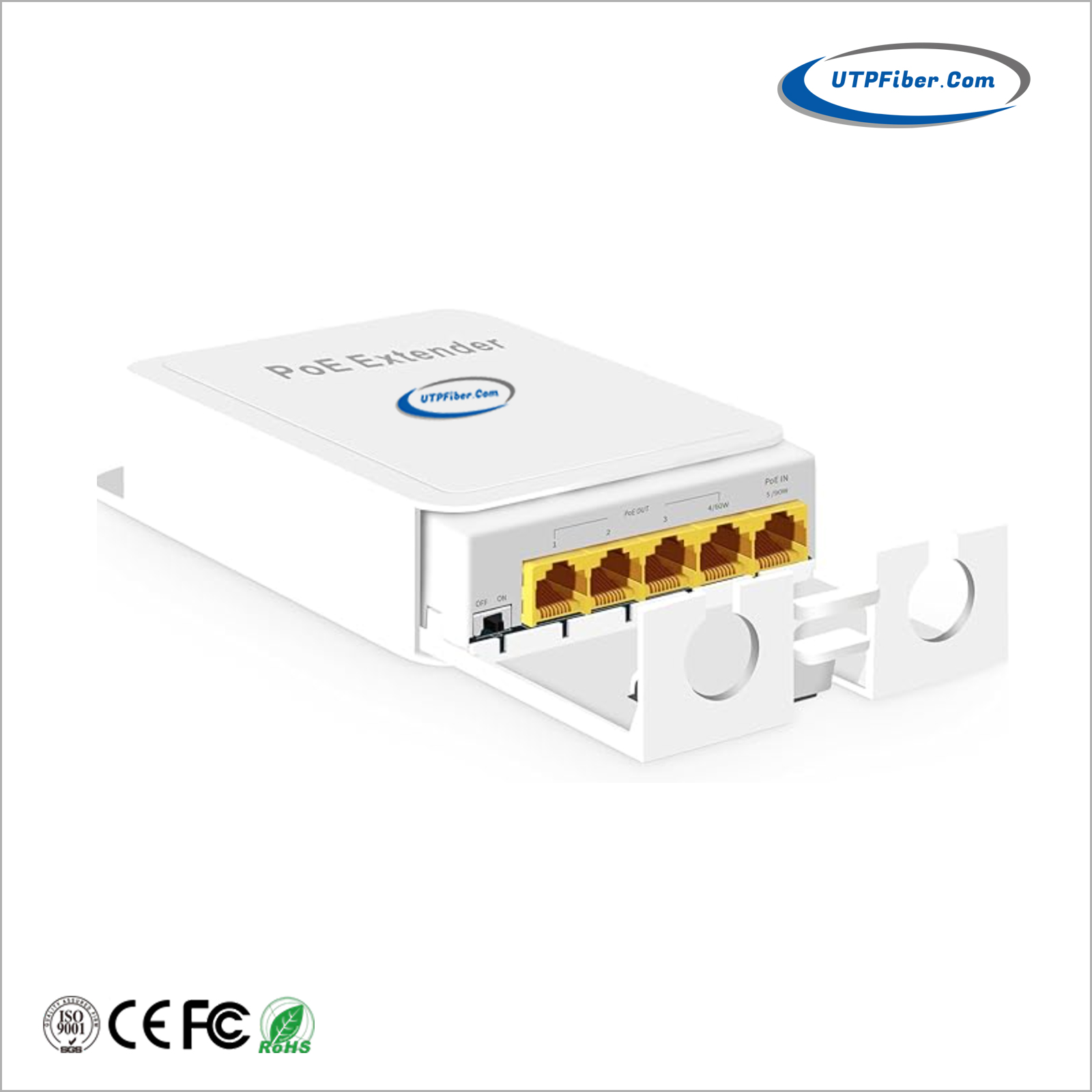 Outdoor IP55 Waterproof 1 IN 4 OUT Gigabit PoE Extender