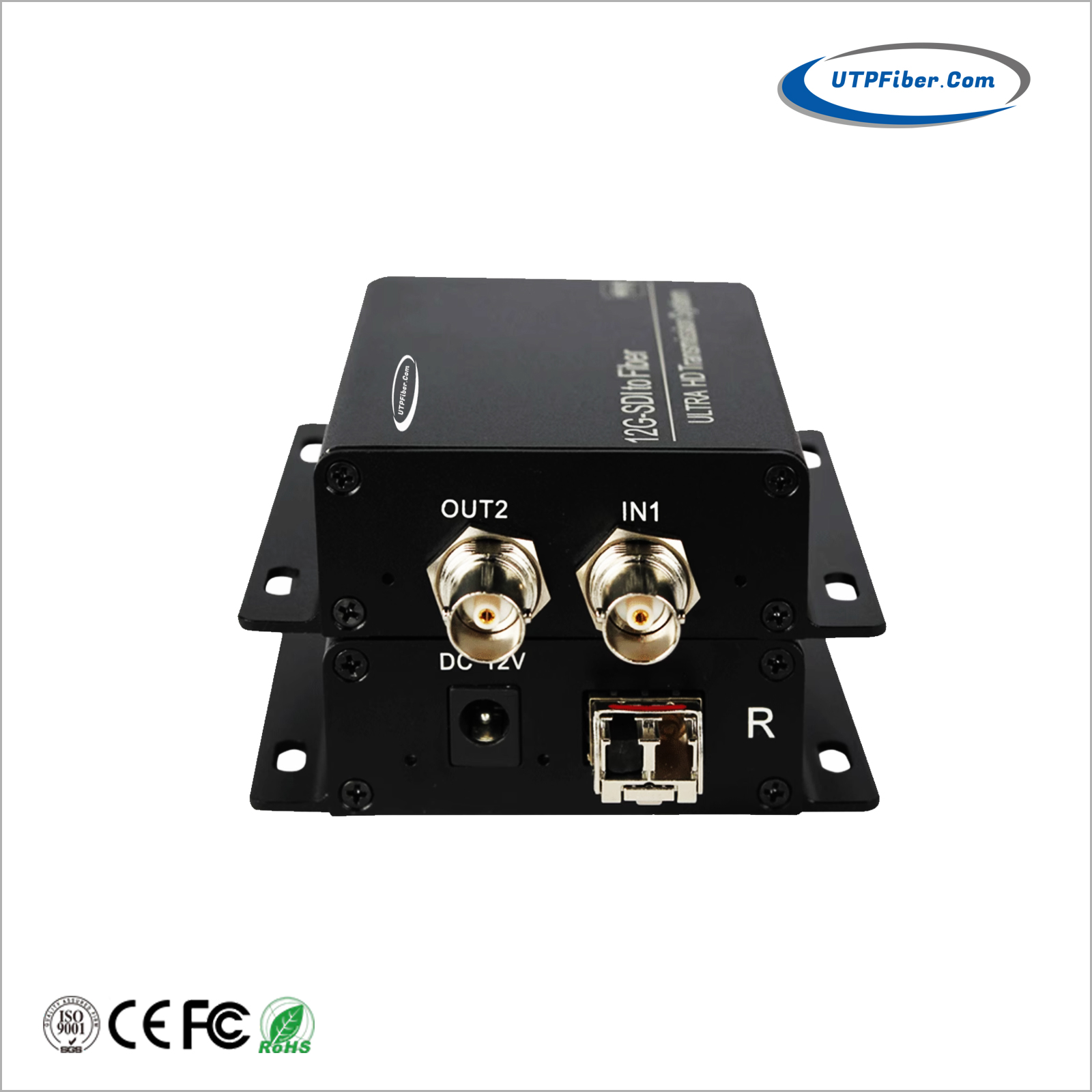 Mini Bi-Directional 12G-SDI over Fiber Optical Converter