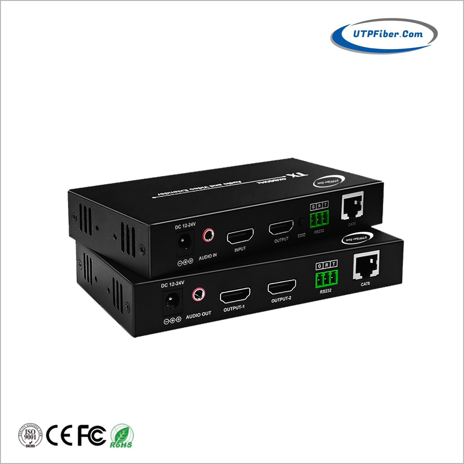 4Kx2K@60Hz HDMI HDBaseT Extender with IR/Audio/PoC/RS-232 and Loopout