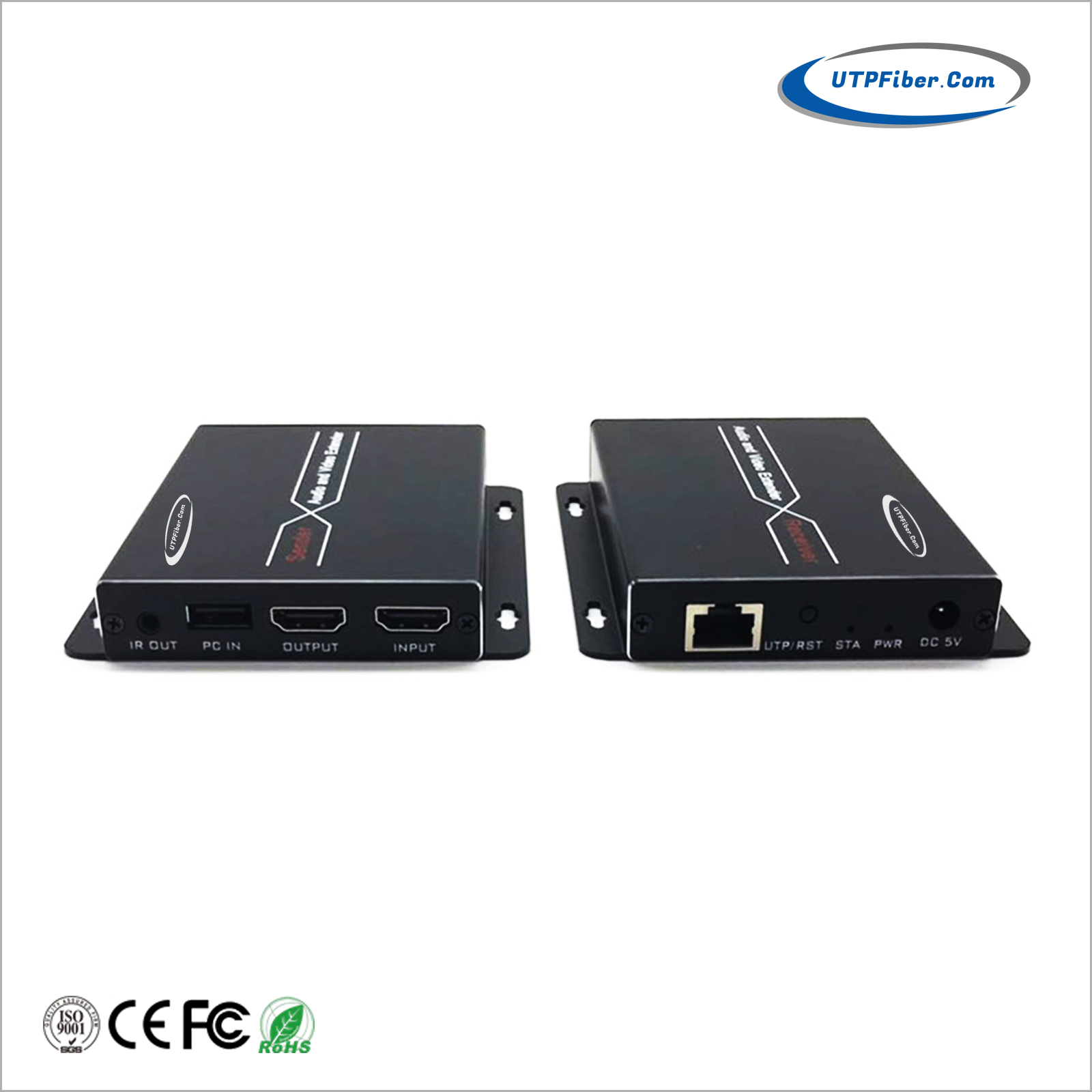 4K@60HZ HDMI KVM over CAT6a/7 Extender with Loop-out - 197 ft (60m)