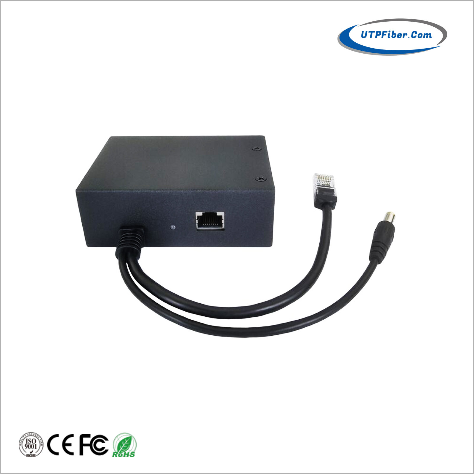 10/100/1000Mbps 802.3bt PoE++ to 36V 1.5A Splitter with 50W Output