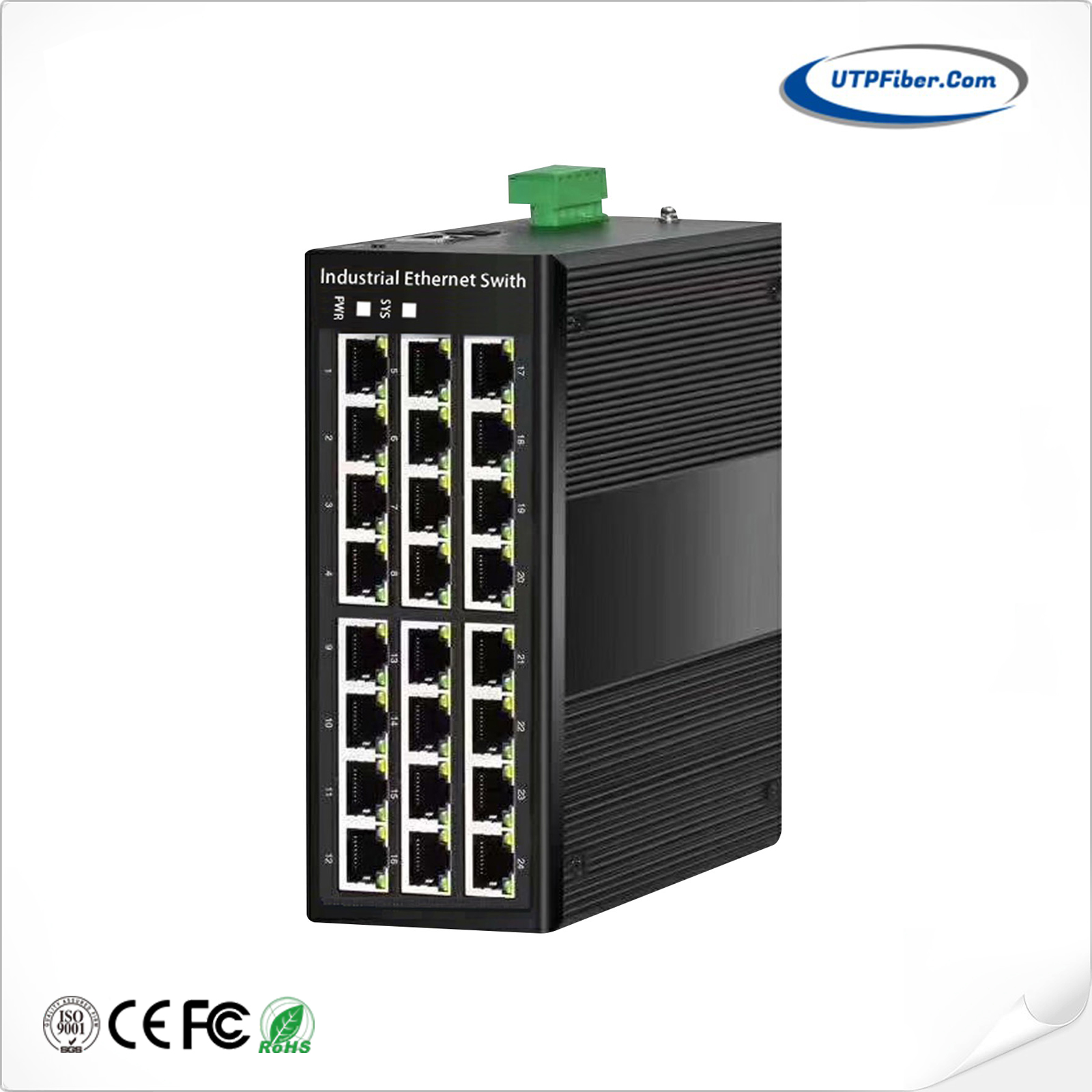 Industrial L2+ 24-Port 10/100/1000T Managed Ethernet Switch