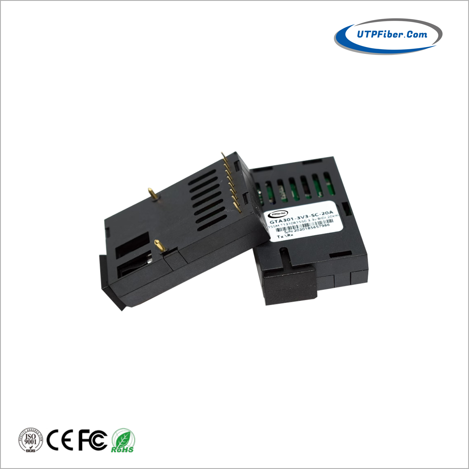 155M Single Fiber BIDI 1x9 Optical Transceiver