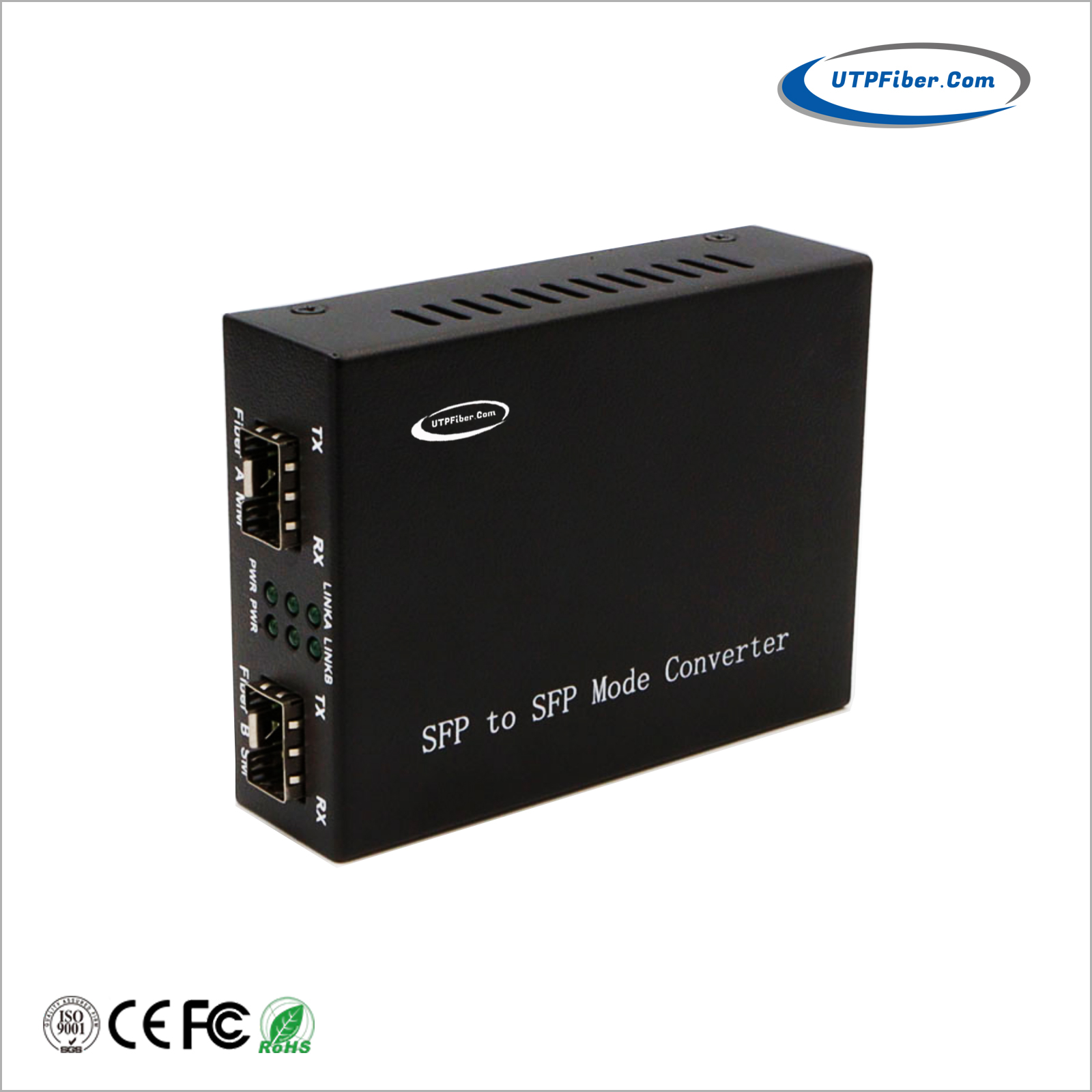 Gigabit SFP to SFP Fiber Mode Converter