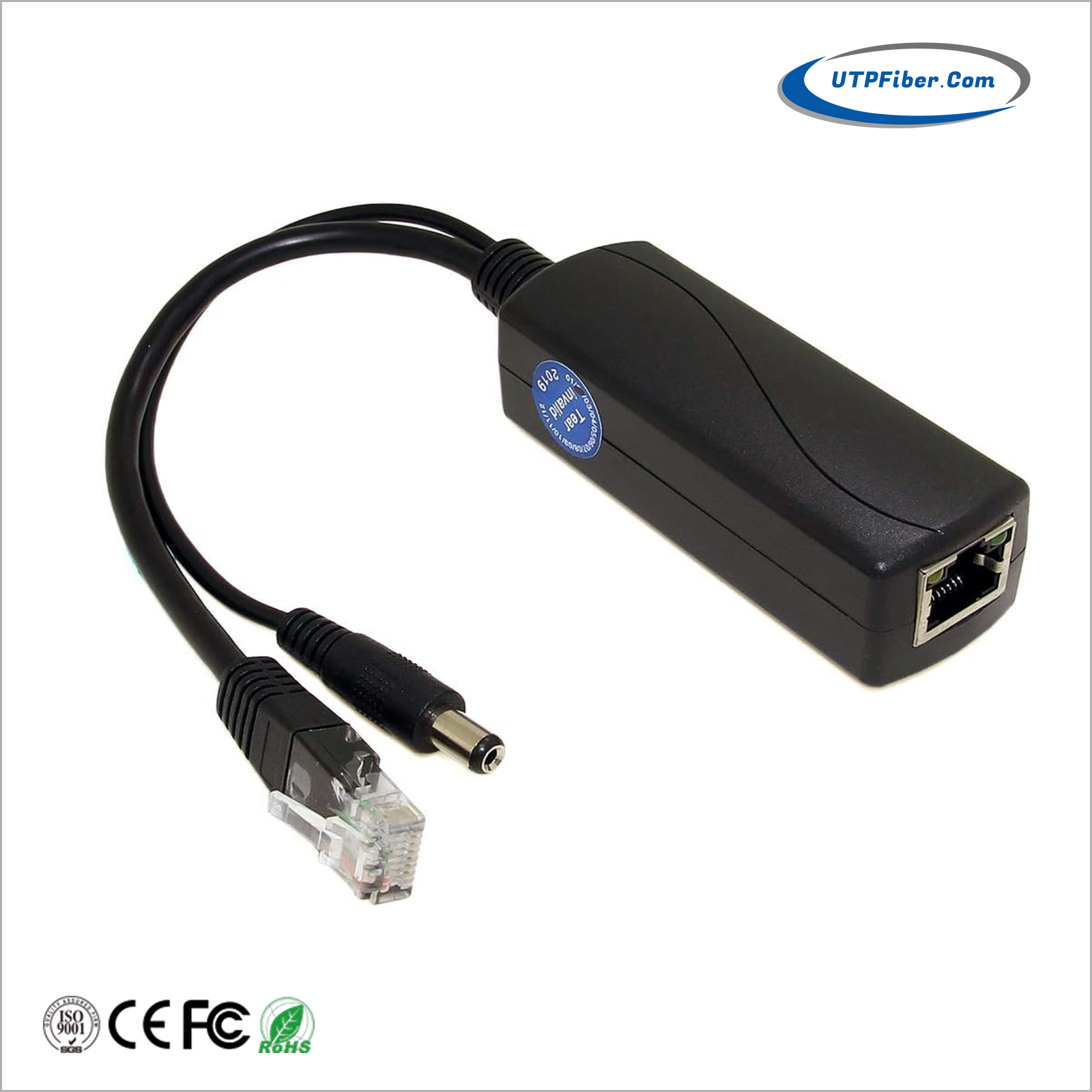 10/100/1000M 12V 1A PoE Splitter