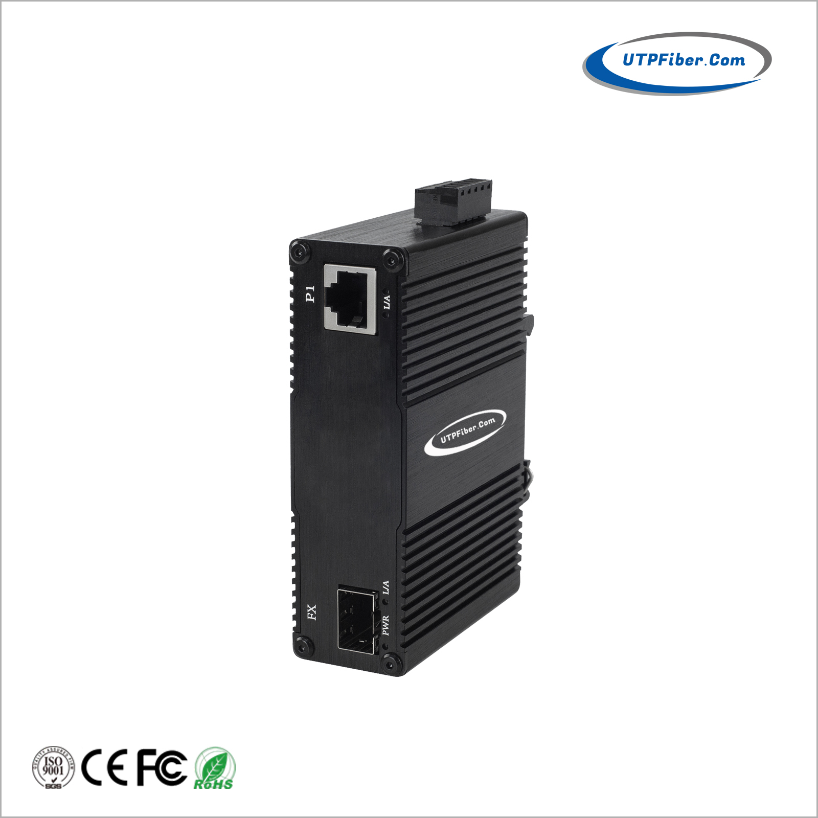 Mini Industrial 10/100/1G/2.5G/5G/10G Copper to 10G/5G/2.5G/1G/100BASE-X SFP+ Media Converter